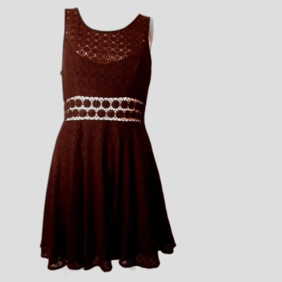 Free People dress black lace cocktail dress 2 s xs sexy mini dress daisy defect - Picture 2 of 14